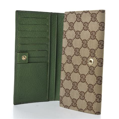 gucci wallet green color|green Gucci wallet sale.